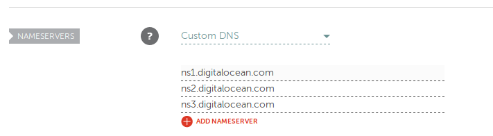 enter custom nameservers in namecheap portal