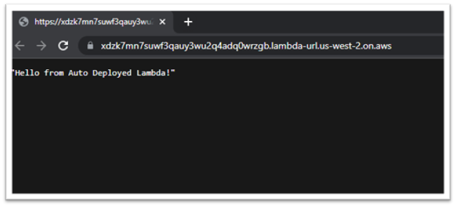 Lambda Code updated in API